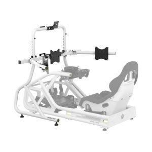 Fanatec ClubSport Cockpit Monitor Stand Triple Monitor Expansion Kit, White CRD-9060004-WW